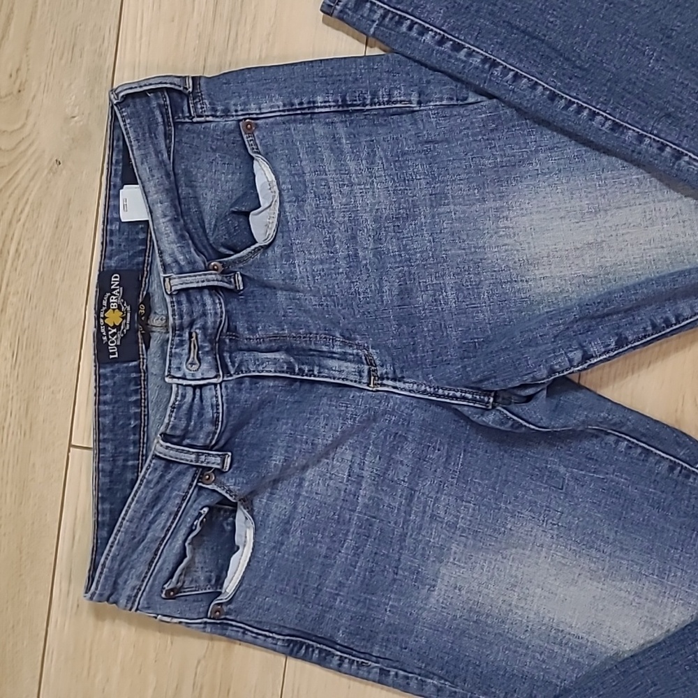 Lucky Brand Mens Bootcut Blue Jeans Size 10/30 - Picture 2 of 6